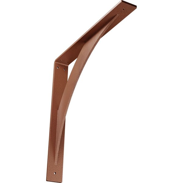 Ekena Millwork Legacy Steel Bracket, Hammered Copper 2"W x 16"D x 16"H BKTM02X16X16LEHCO